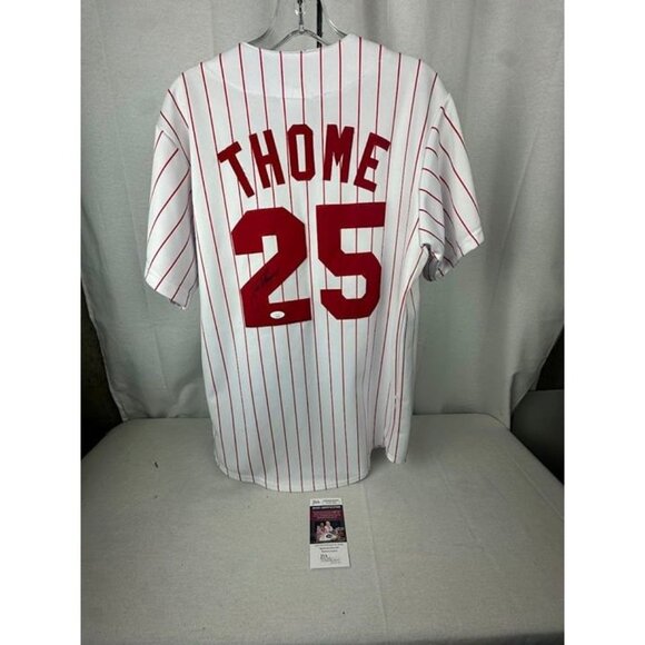 Jim Thome signed autographed Philadelphia Phillies Majestic Size M Jersey JSA - Picture 1 of 6